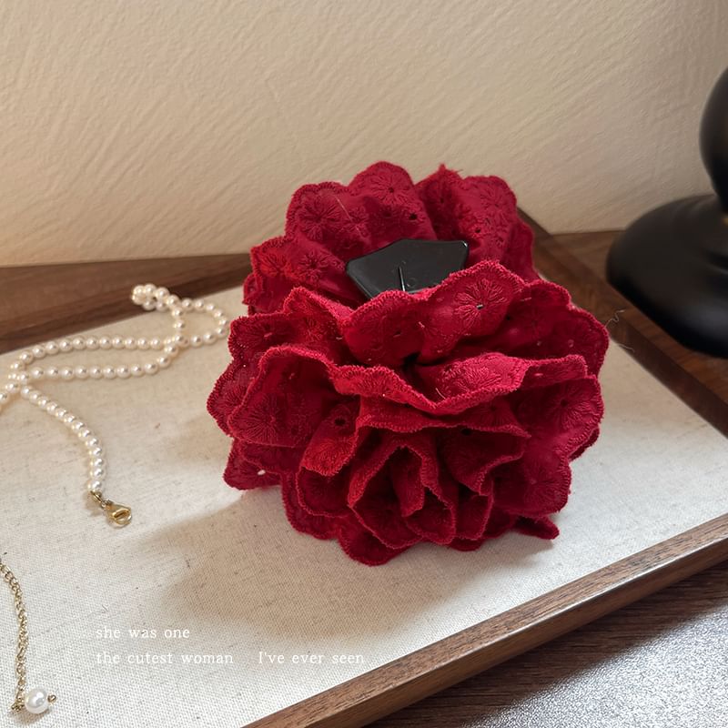 Floral Lace Hair Clamp