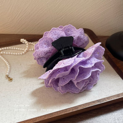 Floral Lace Hair Clamp