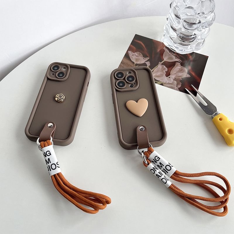Phone Case Strap Lettering
