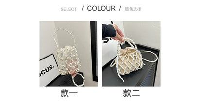 Faux Pearl Crossbody Bag (Various Designs)