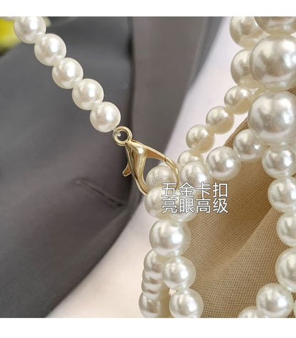 Faux Pearl Crossbody Bag (Various Designs)