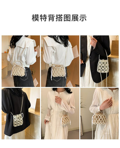 Faux Pearl Crossbody Bag (Various Designs)
