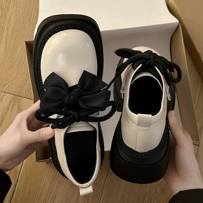 Shoes Lace-Up Derby Platform