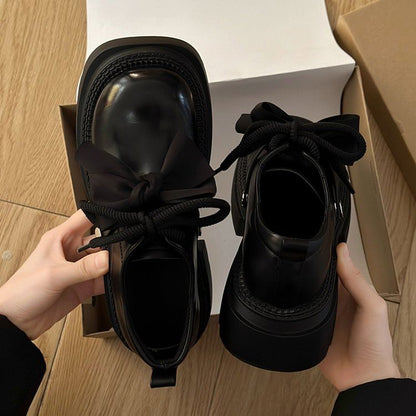 Shoes Lace-Up Derby Platform