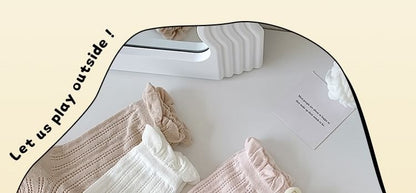 Ruffle Trim Socks Set