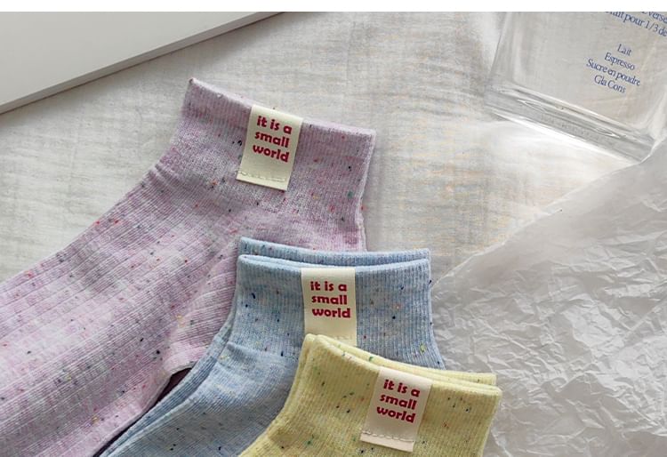 Lettering Socks Set