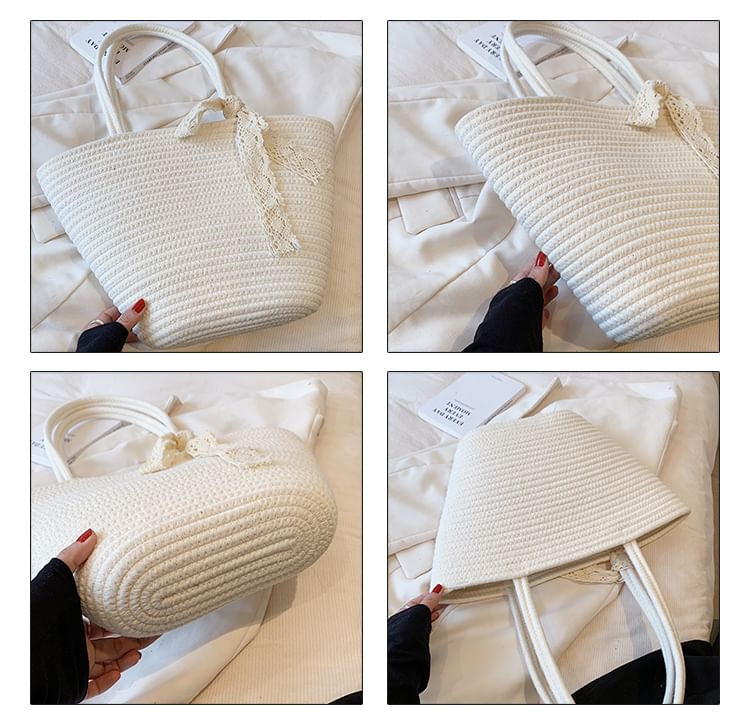 Plain Woven Tote Bag