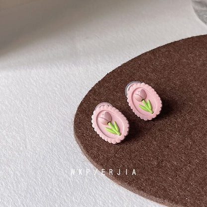 Tulip Alloy Ear Cuff