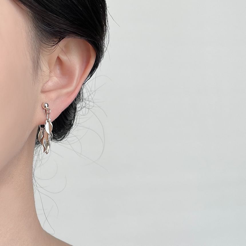 Leaf Alloy Chandelier Earring