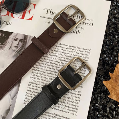 Faux Leather Belt