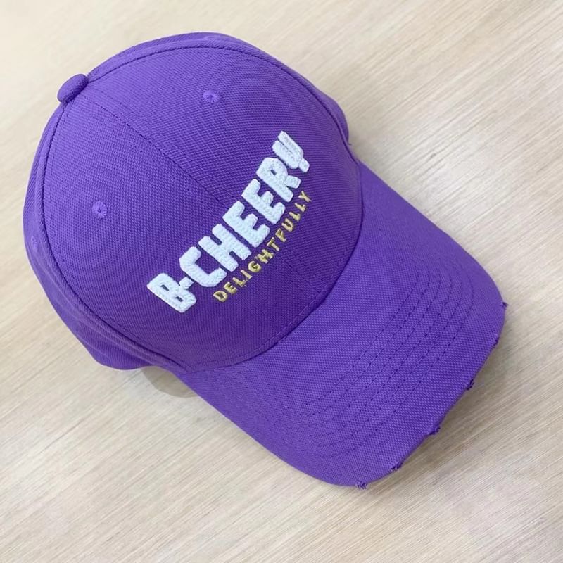 Cap Baseball Lettering Embroidered