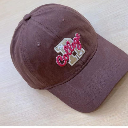 Baseball Embroidered Cap Lettering