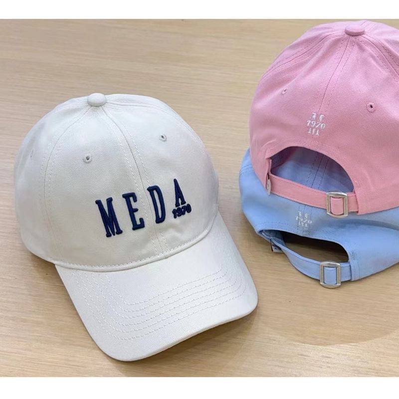 Baseball Cap Lettering Embroidered