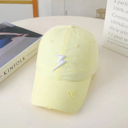 Lightning Embroidered Baseball Cap