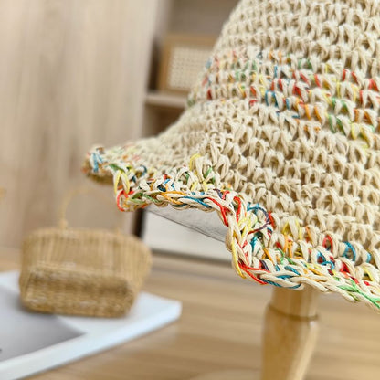 Bucket Hat Straw Melange