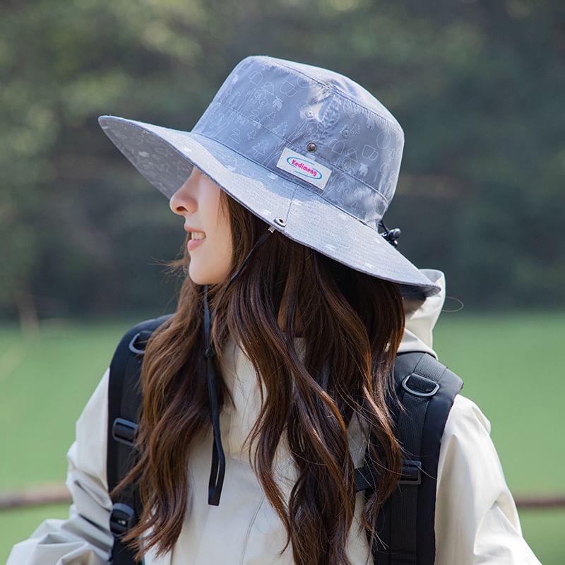 Applique Print Boonie Hat