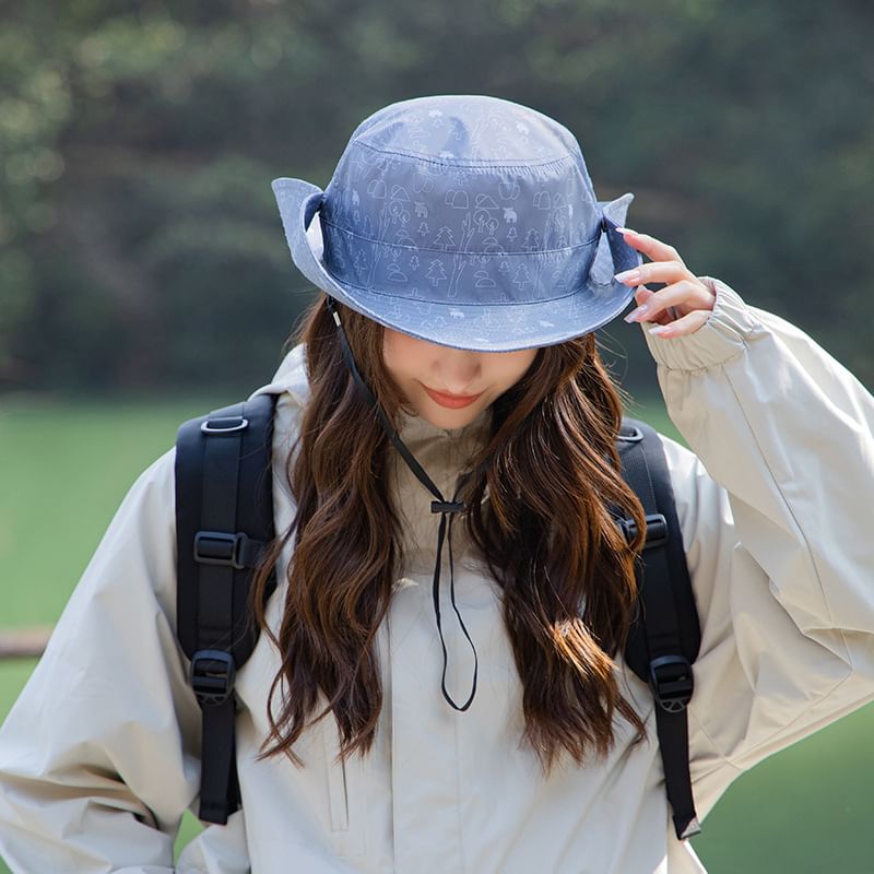 Applique Print Boonie Hat