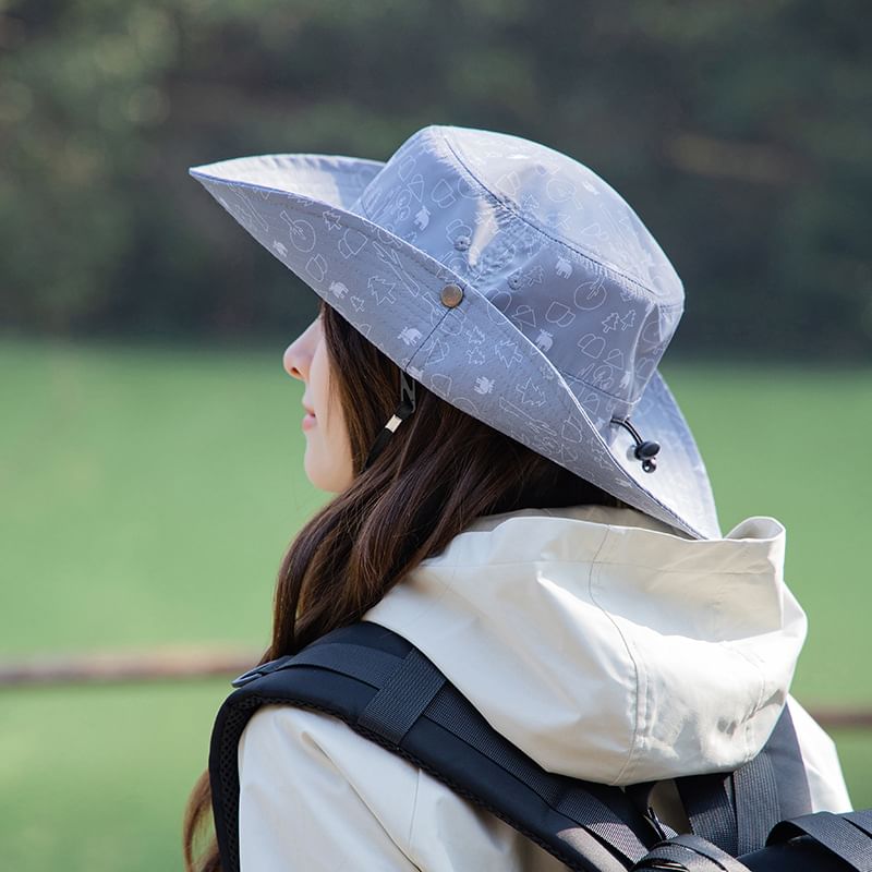 Applique Print Boonie Hat