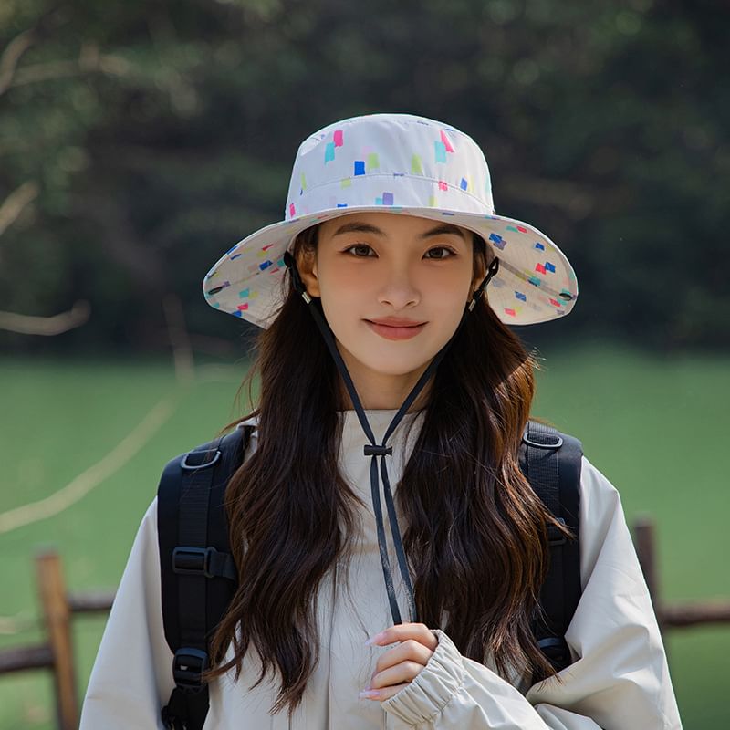 Applique Print Boonie Hat