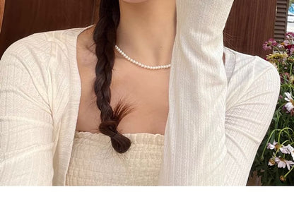 Eyelet Knit Bucket Hat