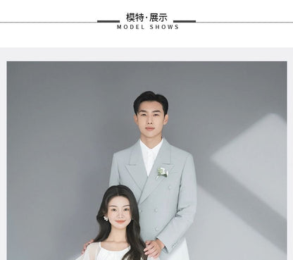Long-Sleeve Plain Sheath Wedding Gown