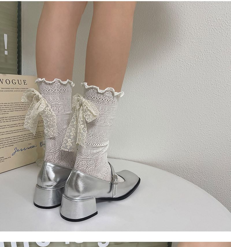 Bow Lace Socks