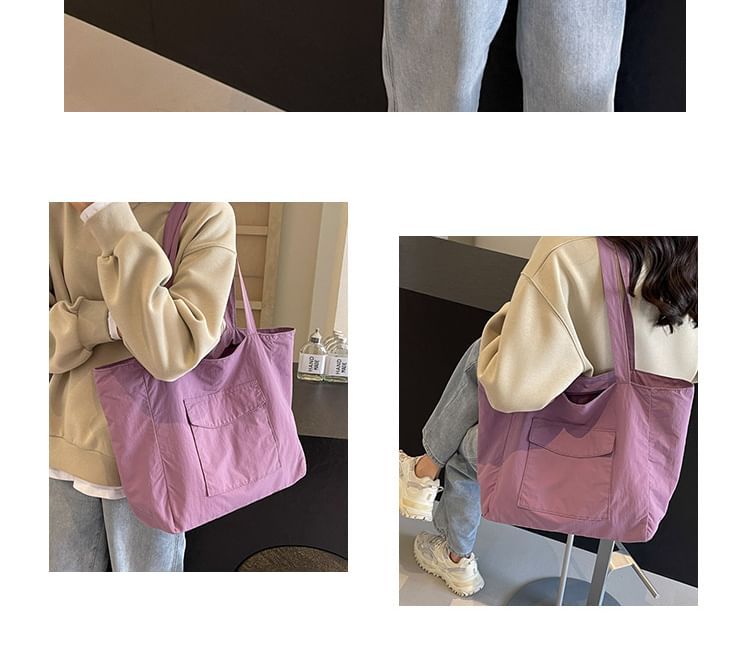 Multi-Pocket Tote Bag