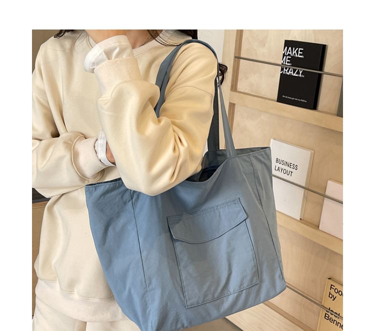 Multi-Pocket Tote Bag