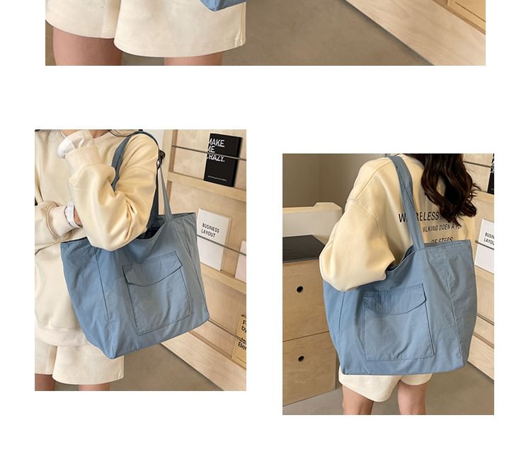 Multi-Pocket Tote Bag