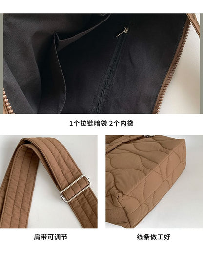 Crossbody Bag Plain Quilted