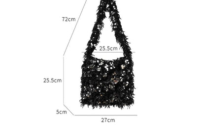 Bag Sequin Crossbody Fringed