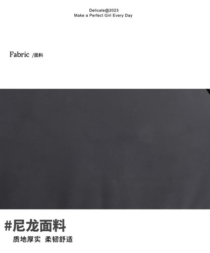 Plain Drawstring Bucket Bag