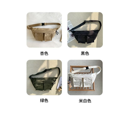 Plain Belt Nylon Bag