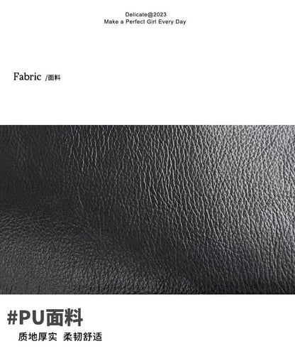 Bag Faux Tote Plain Leather