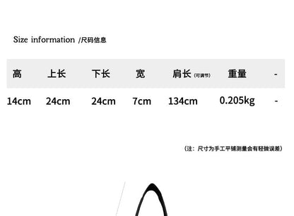 Ruffle Crossbody Plain Bag Nylon