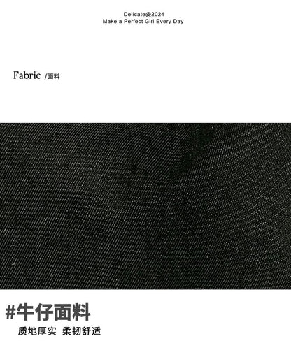 Two Tone Denim Shoulder Bag