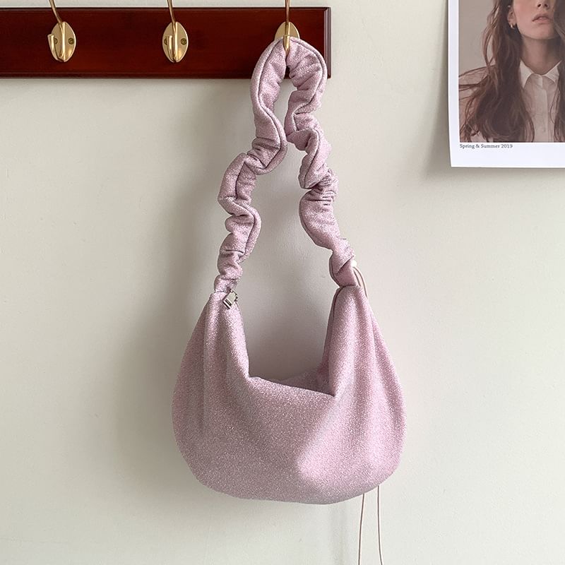 Ruched Hobo Bag