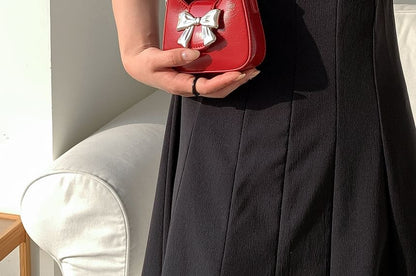 Bag Strap Bow Crossbody Chain