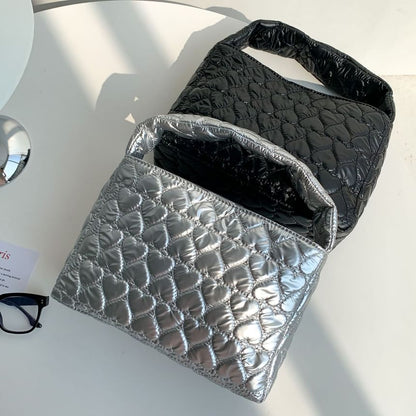 Bag Heart Tote Quilted