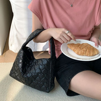 Bag Heart Tote Quilted