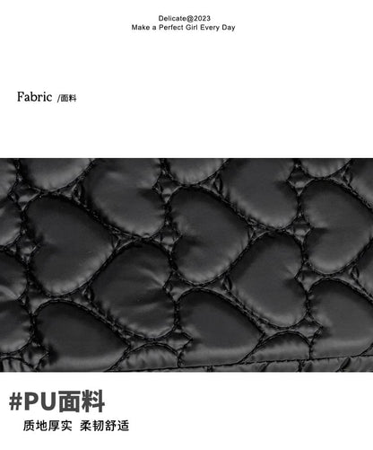 Bag Heart Tote Quilted