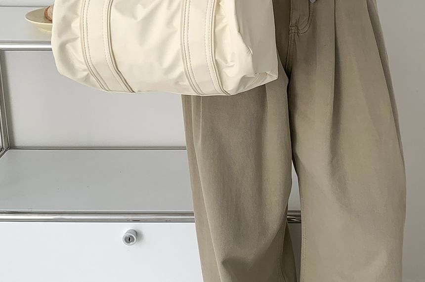 Plain Nylon Barrel Bag