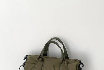 Plain Nylon Barrel Bag