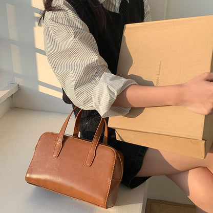 Leather Faux Bag Boston