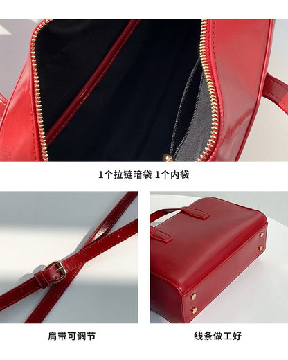 Leather Faux Bag Boston