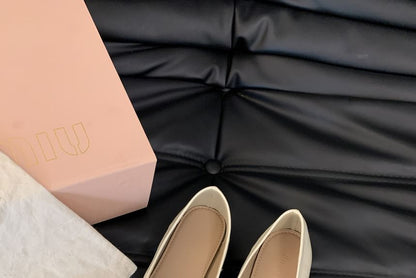 Plain Bow Ballet Flats