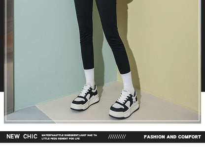 Lettering Label Platform Sneakers