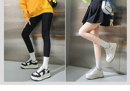 Lettering Label Platform Sneakers