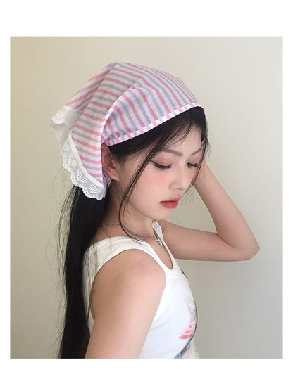 Head Trim Designs) Lace Scarf Triangle (Various