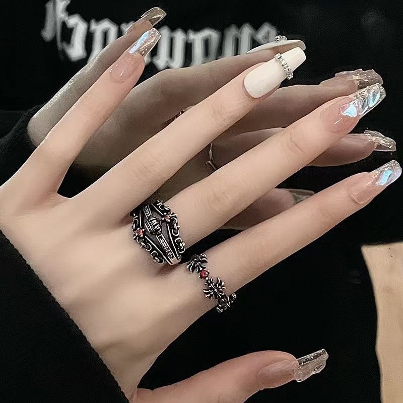 Rhinestone Alloy Ring
